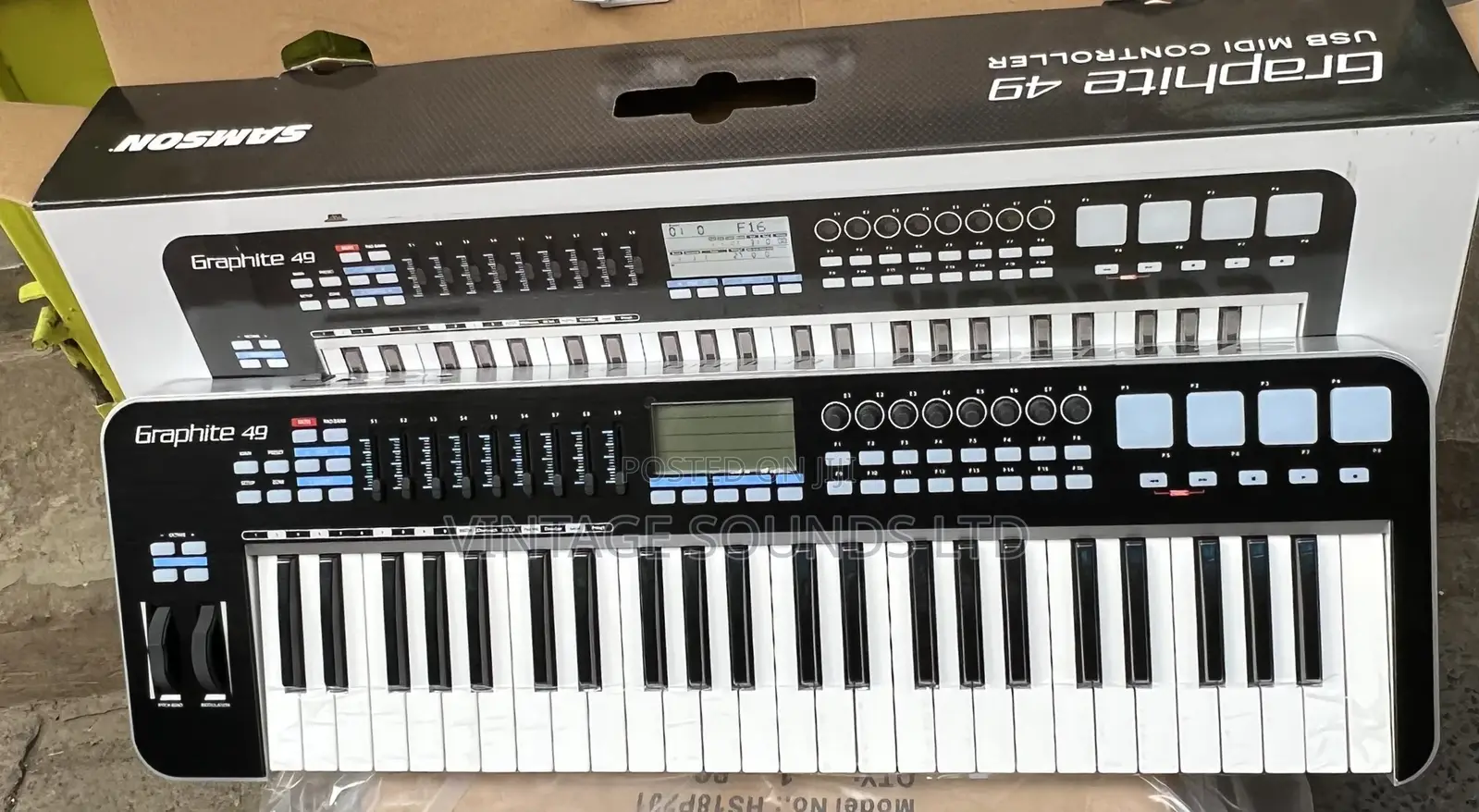 Studio Samson Graphite 49 Usb Midi Controller