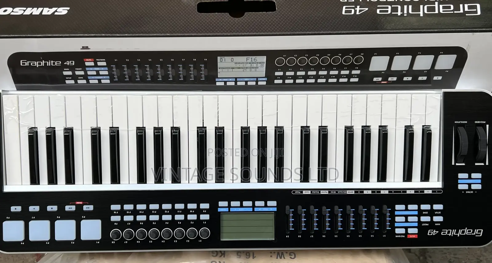 Studio Samson Graphite 49 Usb Midi Controller
