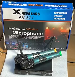 X Metal Bass Kv377 UHF Wireless Microphone