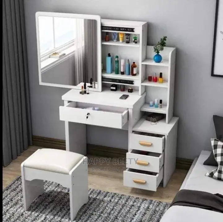 Dressing Table With Sliding Mirror