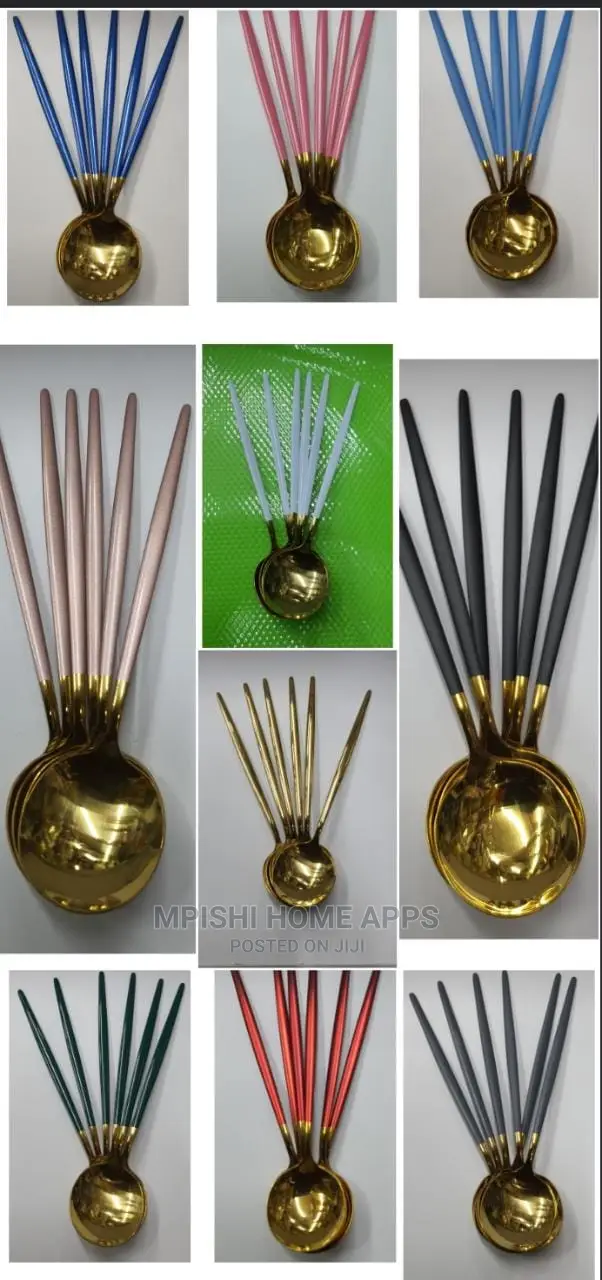 Golden Cutlery Set