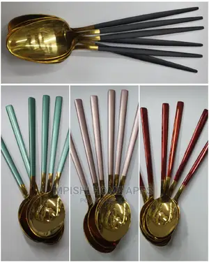 Golden Cutlery Set