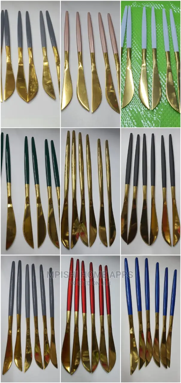 Golden Cutlery Set