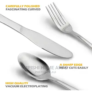 24pcs Polished Cutlery Set
