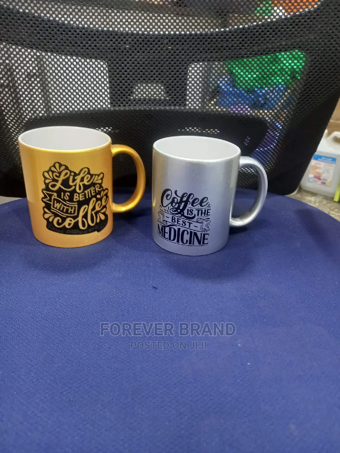 Gold and Silver Mugs