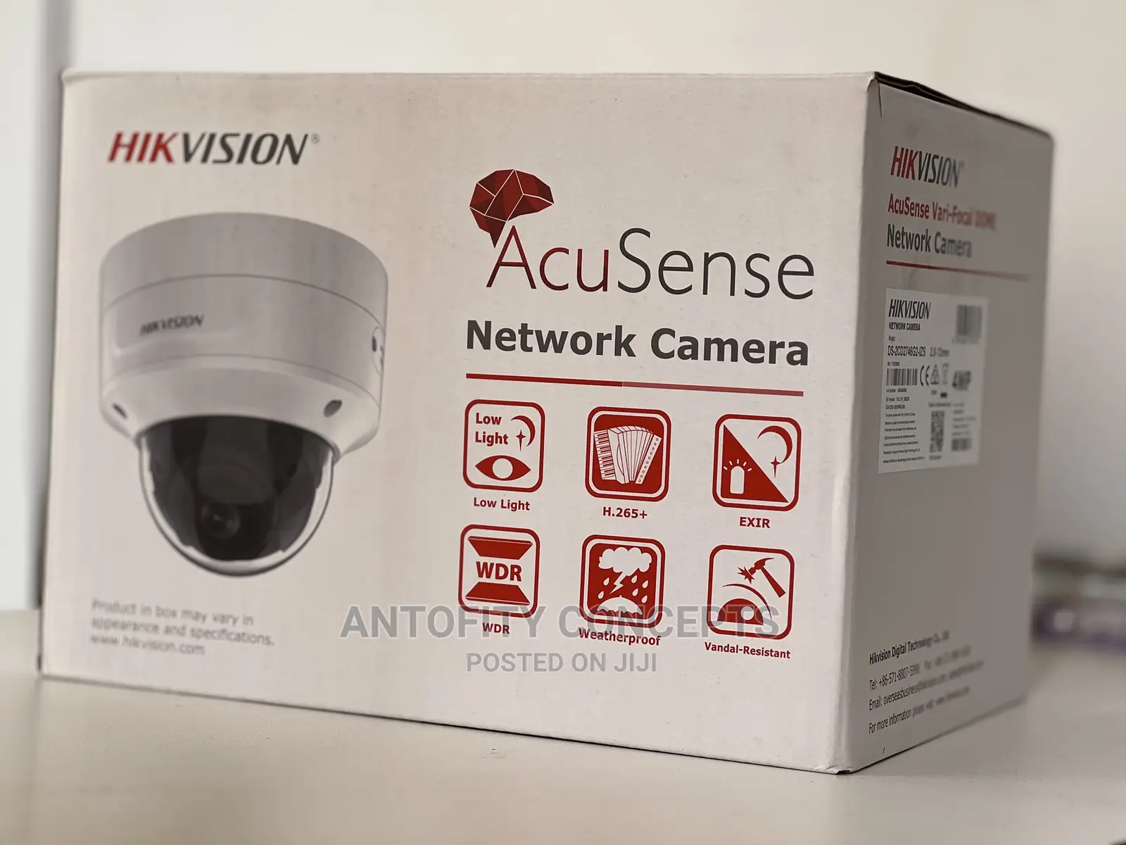 Hikvision Acusense 4MP Varifocal Dome Camera