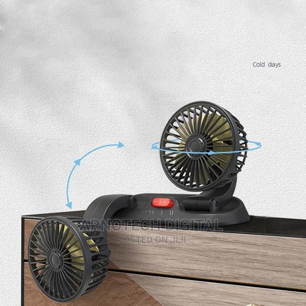 Usb 360° Car/Office Cooling Fan - thumbnail 4