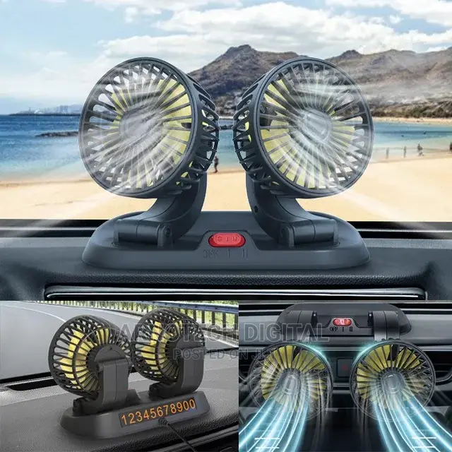 Usb 360° Car/Office Cooling Fan