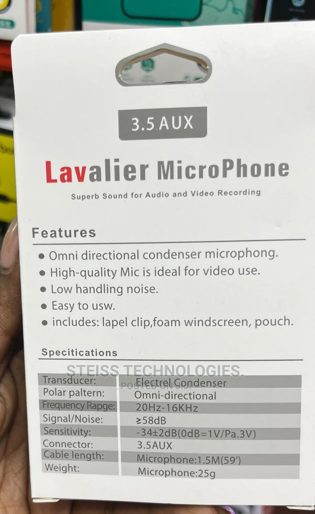 Lavalier Microphone 3.5AUX - thumbnail 3