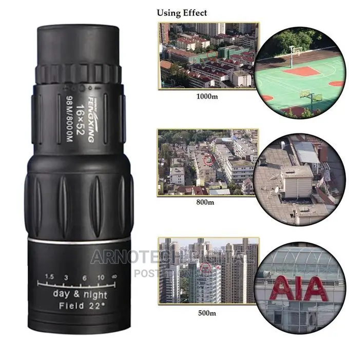 16×52 Monocular Telescope