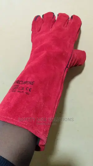 Welding Gloves/Safety Leather Welding Gloves With Lining