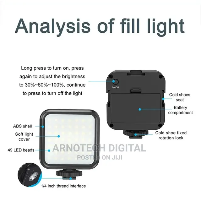 Vlogging Kit With Microphone Light