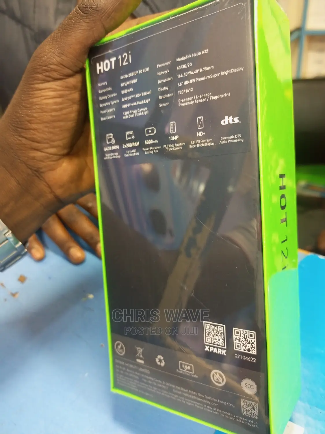 New Infinix Hot 12i 64 GB Black