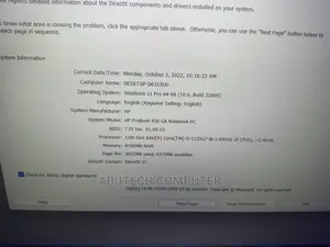 Laptop HP ProBook 450 G8 8GB Intel Core I5 SSD 256GB