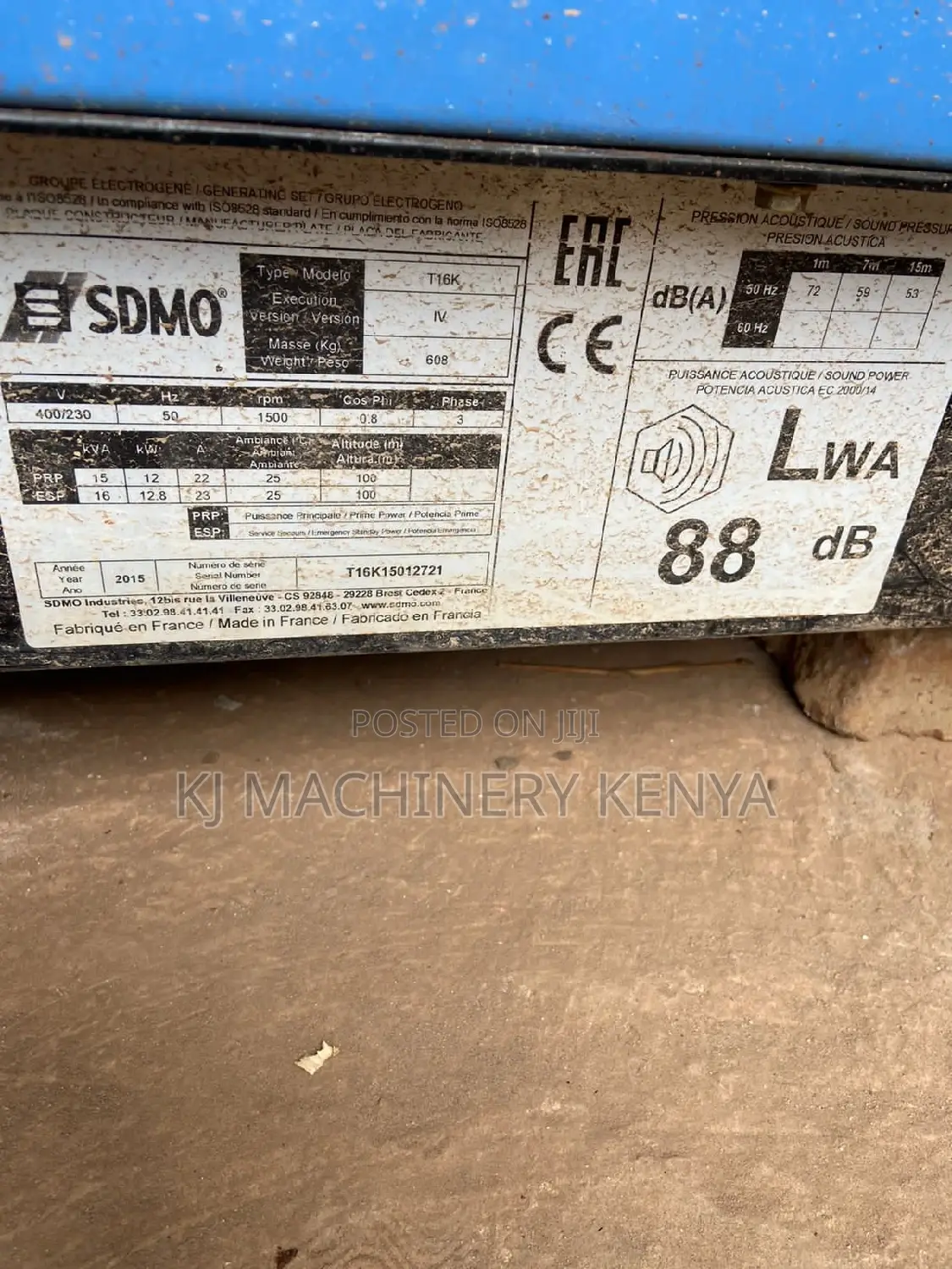 15kva SDMO Power Generator for SALE