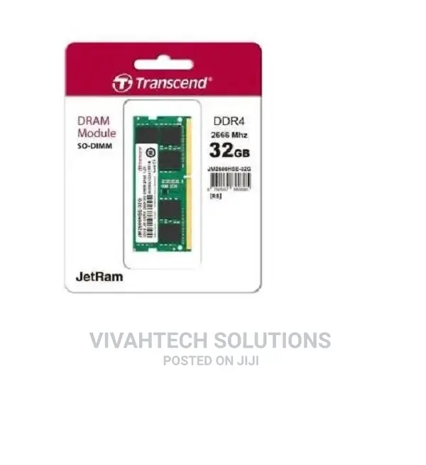 Transcend Laptop RAM DDR4 32GB 2666