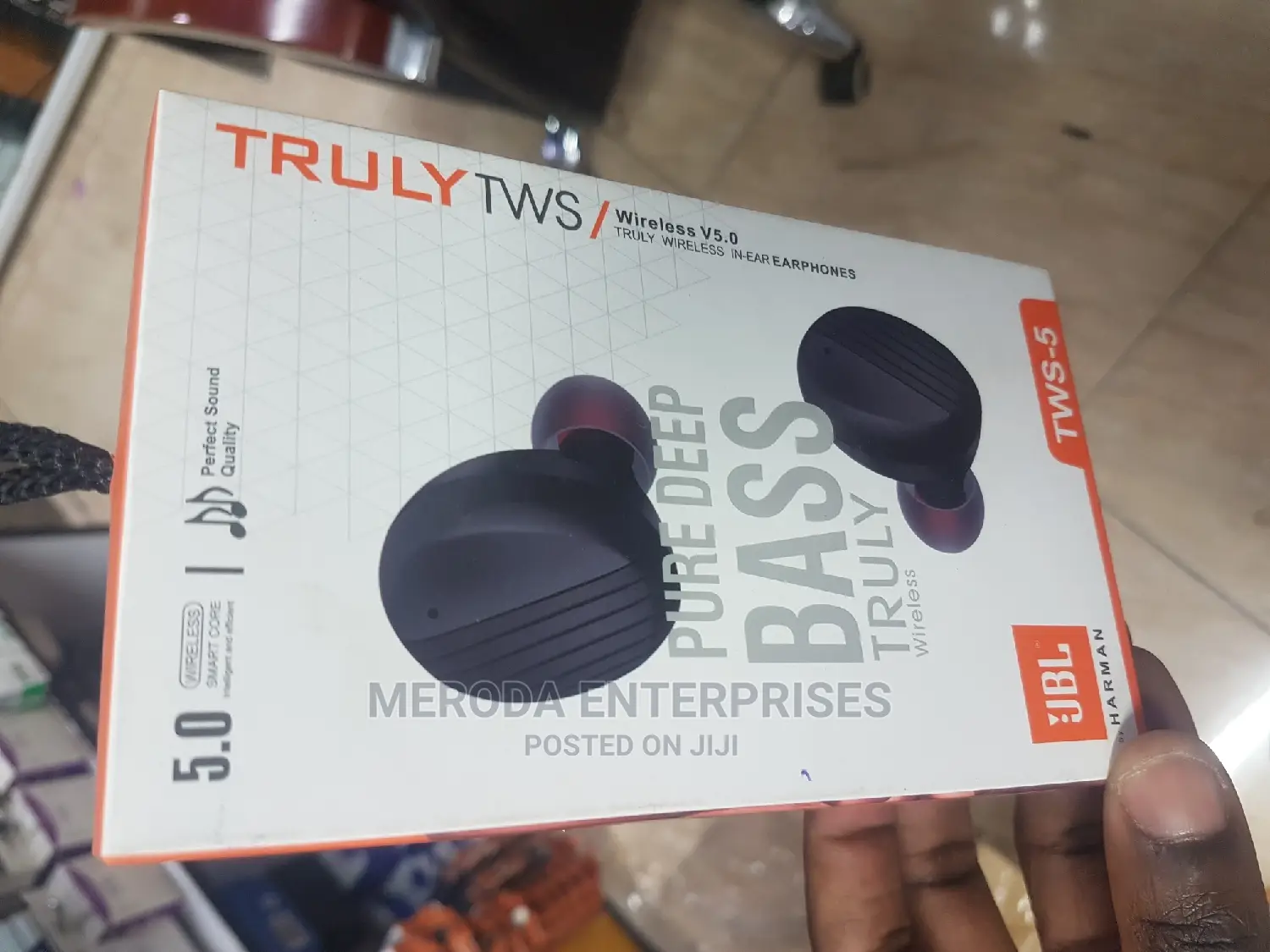 Truly Pure Bass Wireless Headset Bluetooth Earphones