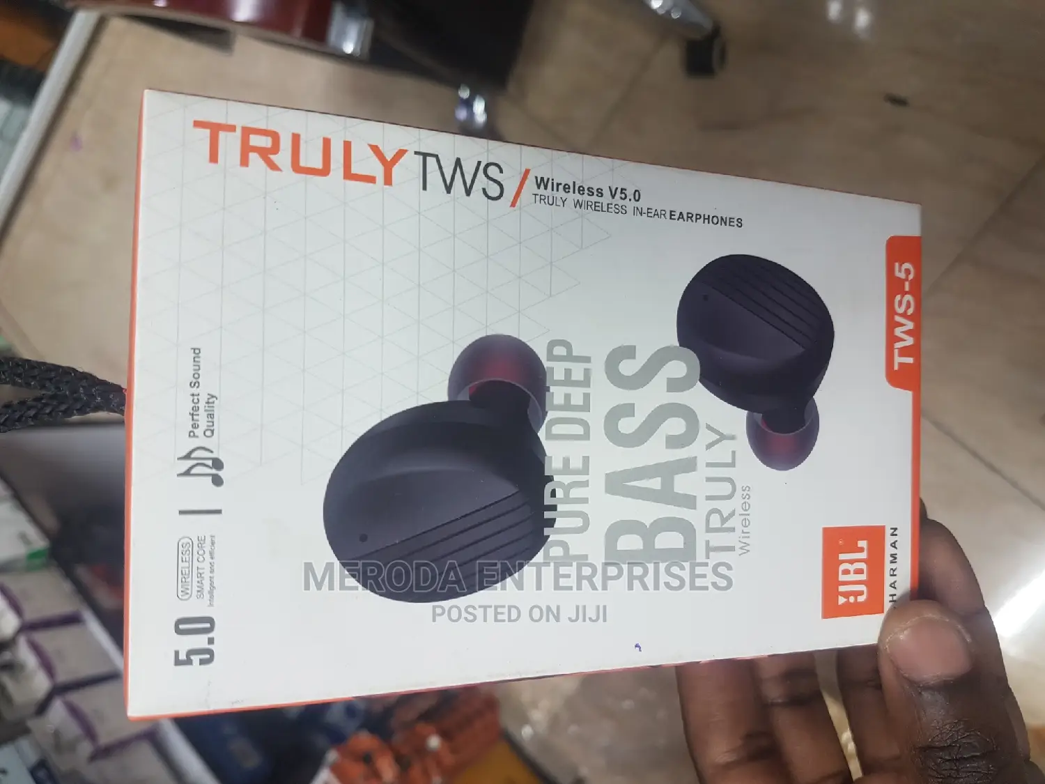 Truly Pure Bass Wireless Headset Bluetooth Earphones