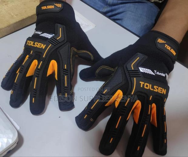 Mechanic Gloves Tolsen Biker Rider Technician Work Gloves