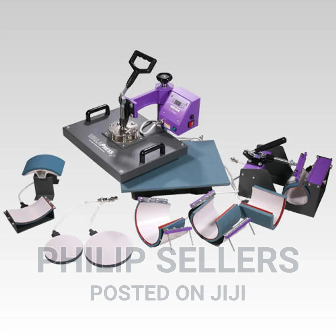 Combo Sublimation Heat Press Machine for T-Shirts Plates/Hat