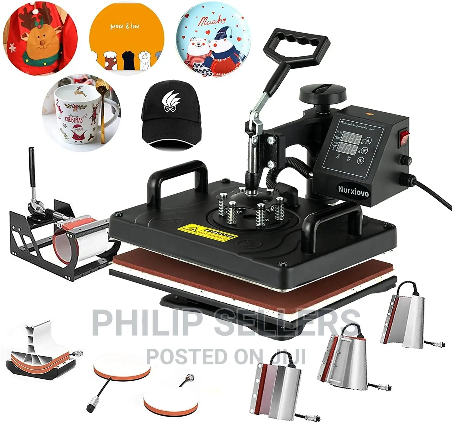 Heat Press Machine 15" X 15" Professional