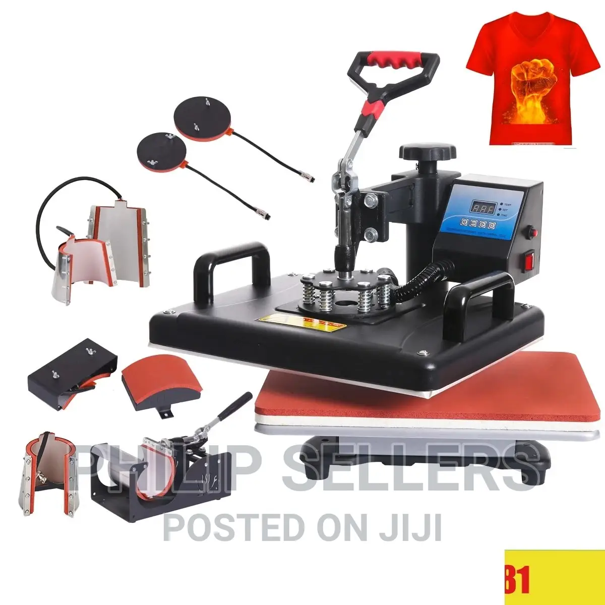 8 in 1 New Design Combo Heat Press Machine
