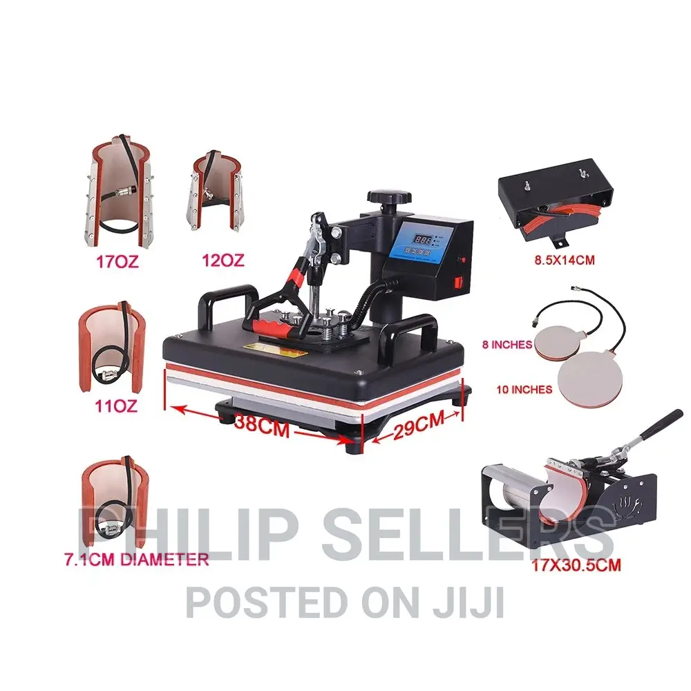 8 in 1 New Design Combo Heat Press Machine