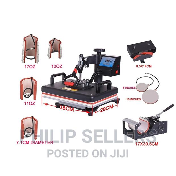 8 in 1 New Design Combo Heat Press Machine - thumbnail 3