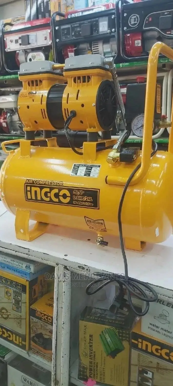 Ingco 24 L Silent and Oil Free Air Compressor