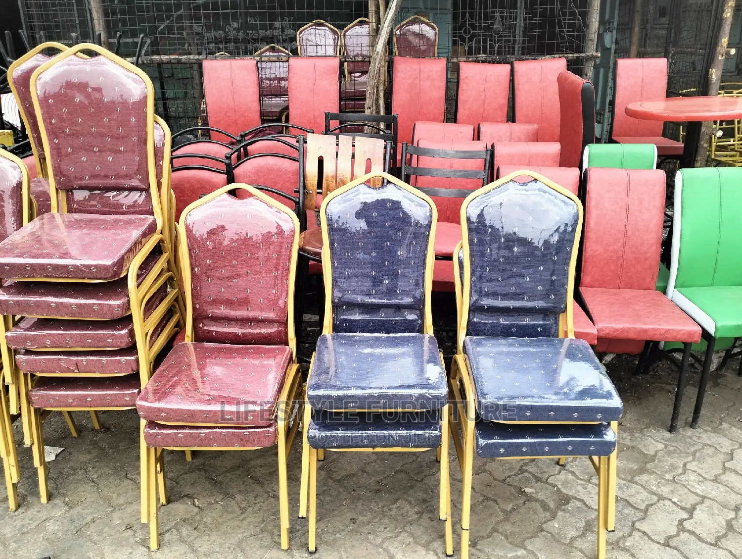 Blue Conference or Church Chairs