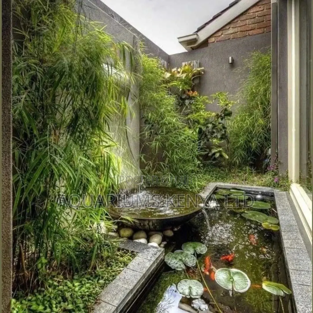 Balcony Waterfall/Rooftop Garden With Pond,Gazibo Fountain