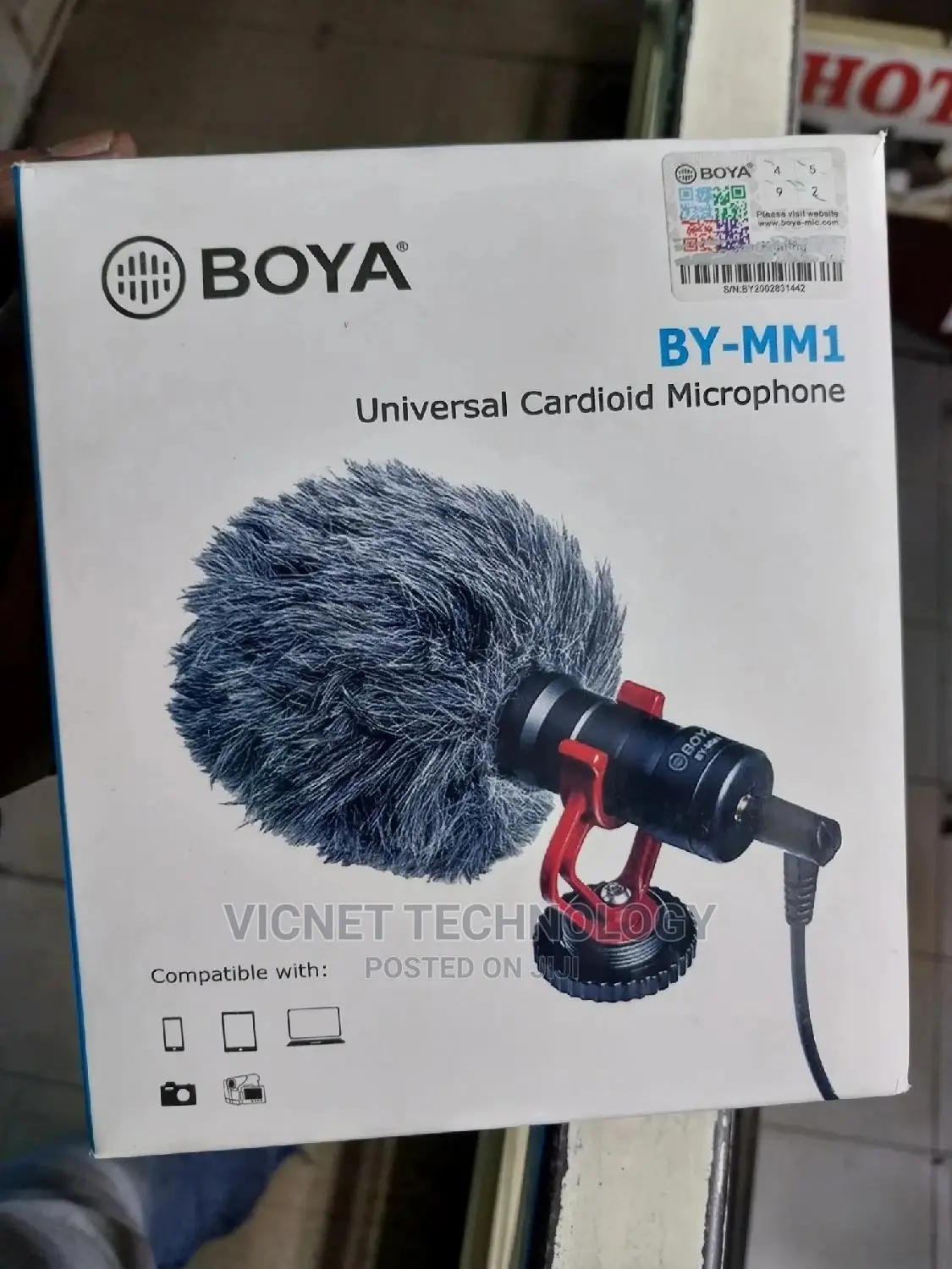 Boya By-mm1 Universal Cardiod Shotgun Microphone