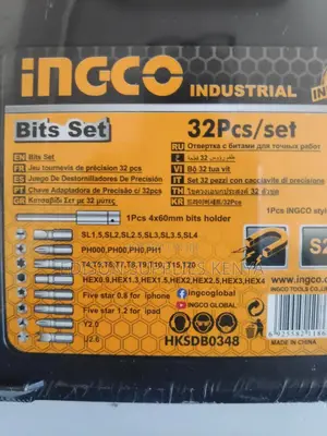Ingco 32 Pcs Precision Screwdriver Set HKSDB0348 Heavy Duty