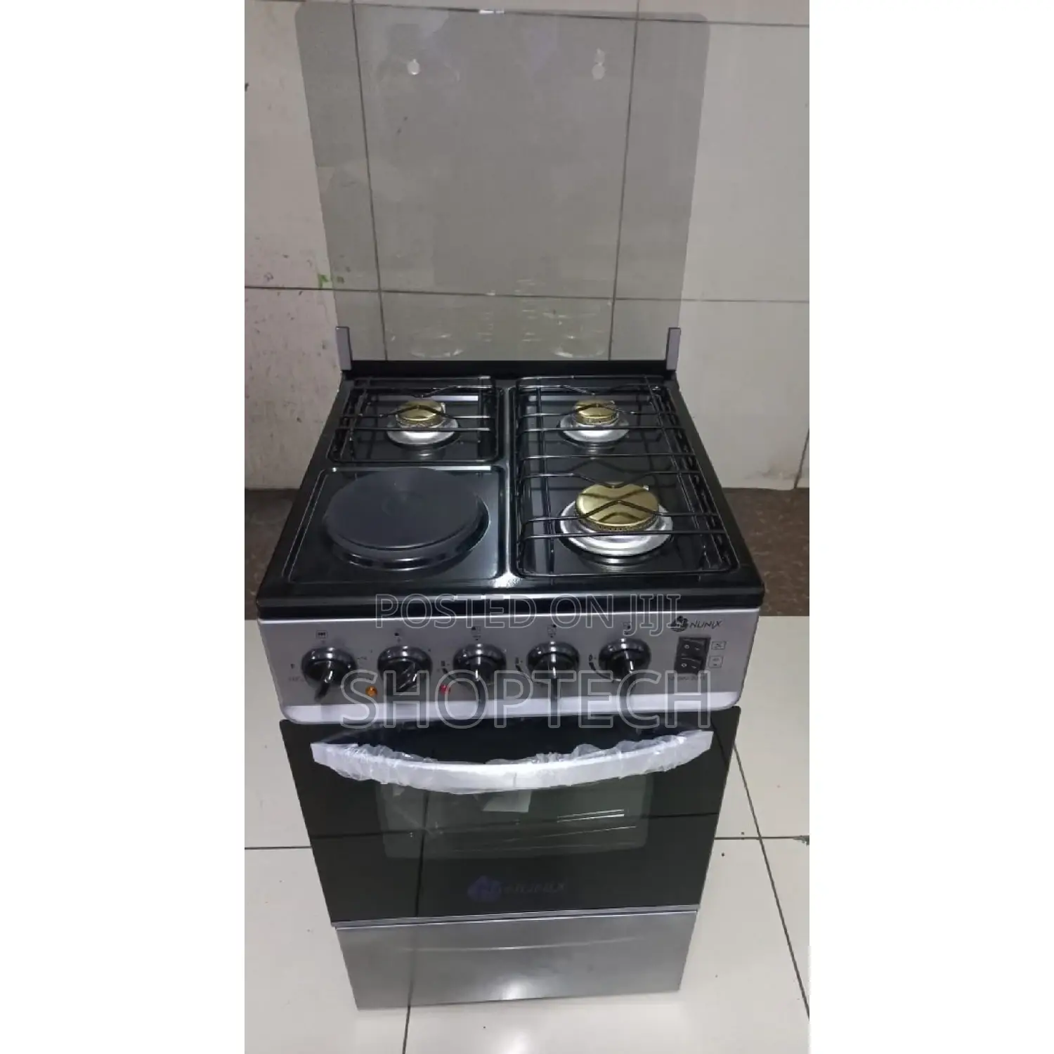 Nunix 3+1 Free Standing Cooker.