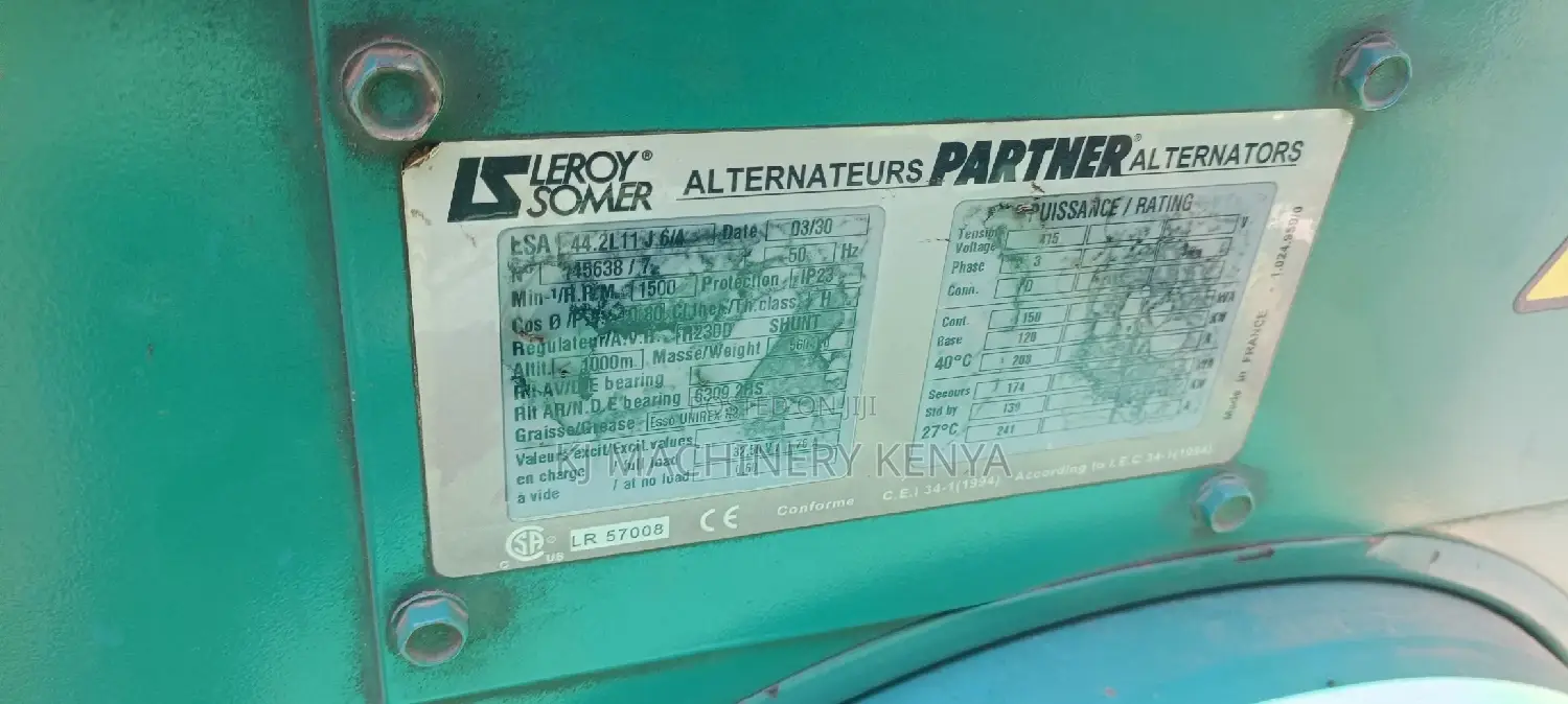 150KVA Volvo Power Generator for Sale