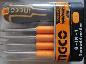 Screwdriver Set Interchangeable Ingco 8 in 1 AKISD0901