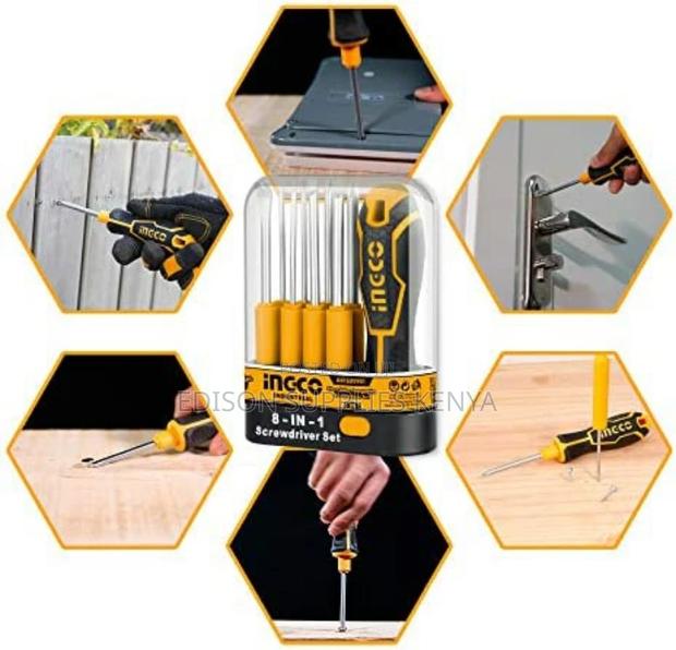 Screwdriver Set Interchangeable Ingco 8 in 1 AKISD0901 - thumbnail 6