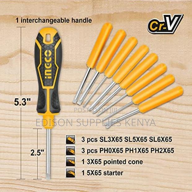 Screwdriver Set Interchangeable Ingco 8 in 1 AKISD0901 - thumbnail 8