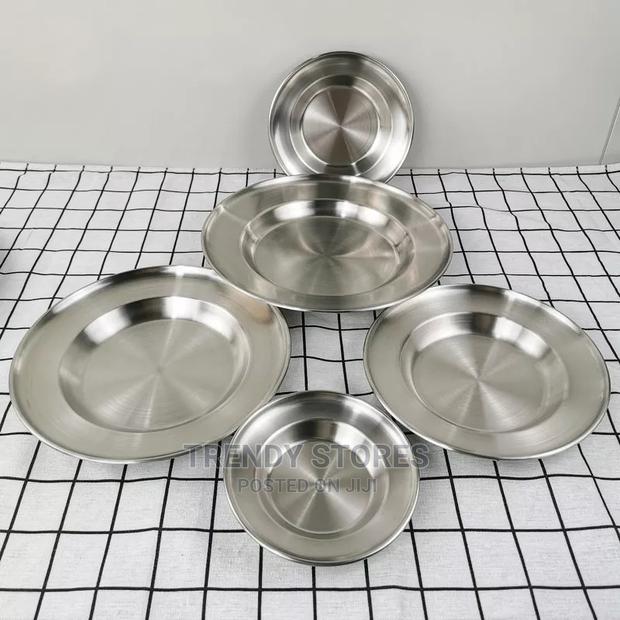 24" Stainless Steel Soup Plate