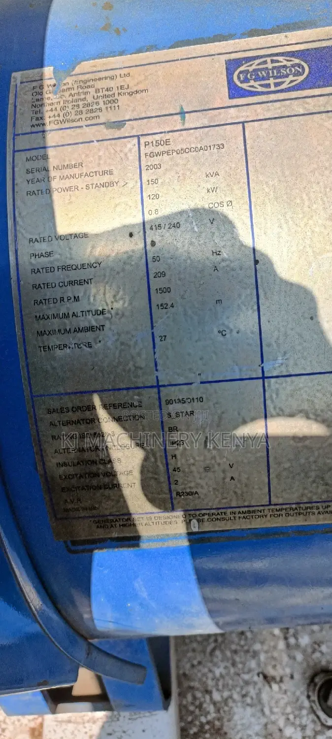 135kva Perkins Power Generator for Sale