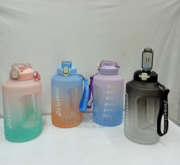 1.5 Ltrs Motivational Water Bottle With Straw
