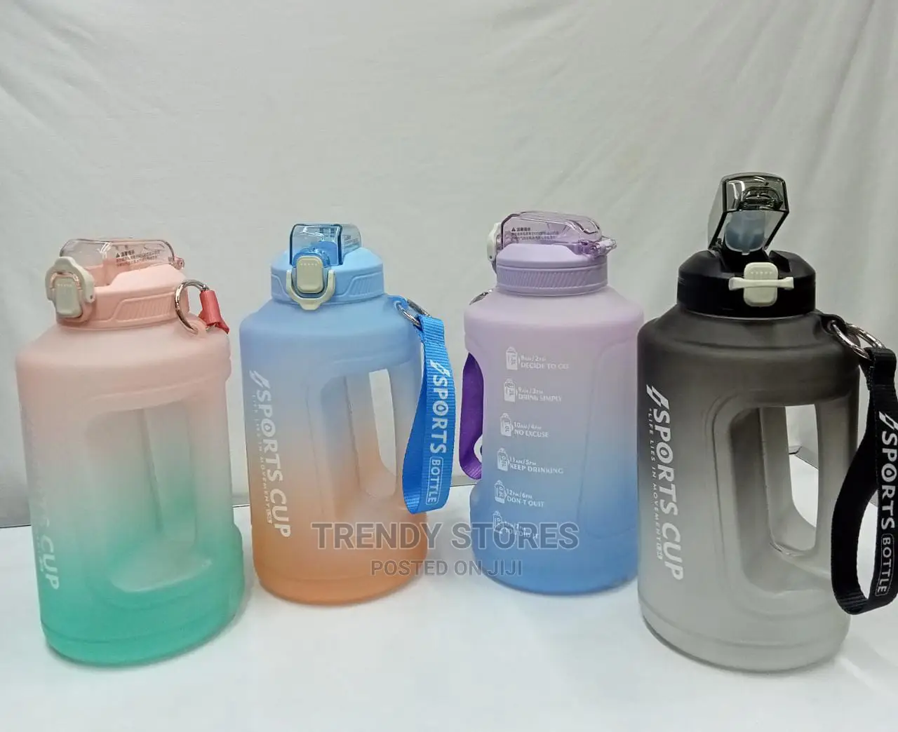 1.5 Ltrs Motivational Water Bottle With Straw