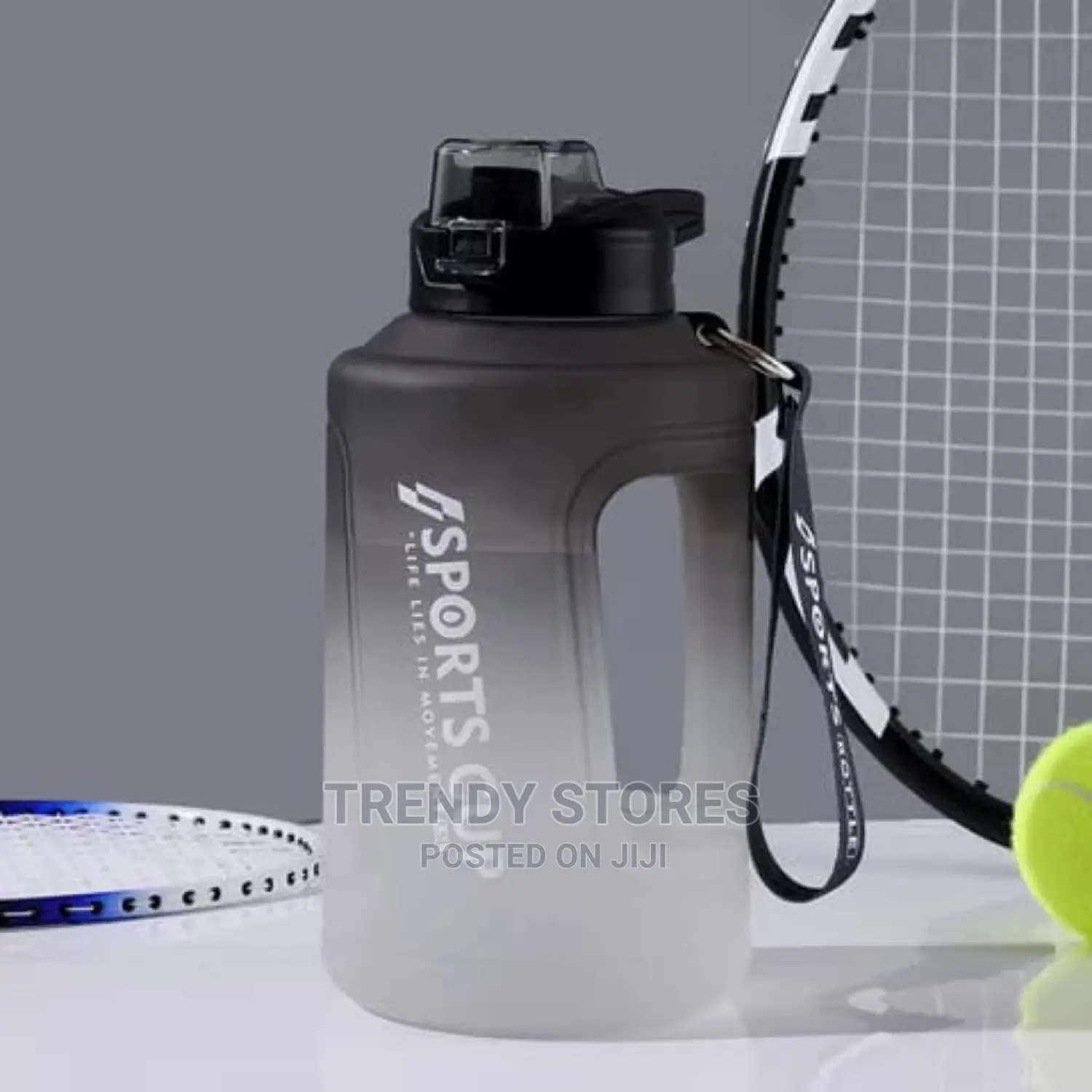 1.5 Ltrs Motivational Water Bottle With Straw