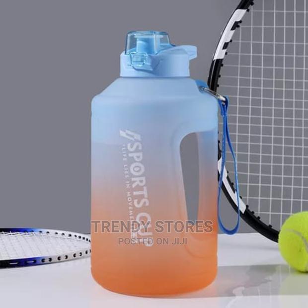1.5ltrs Motivational Water Bottle With Straw