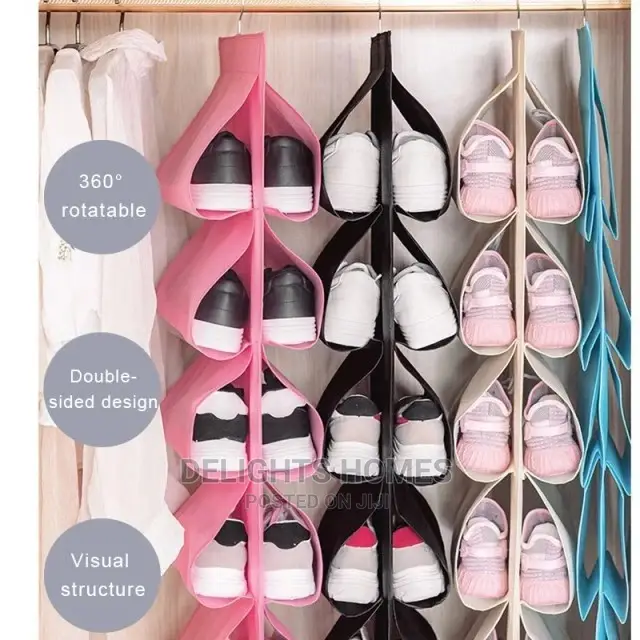 12 Grid Hanging Storage Bag