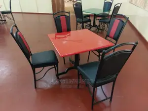 Restaurant Set of 4 Chairs and Table