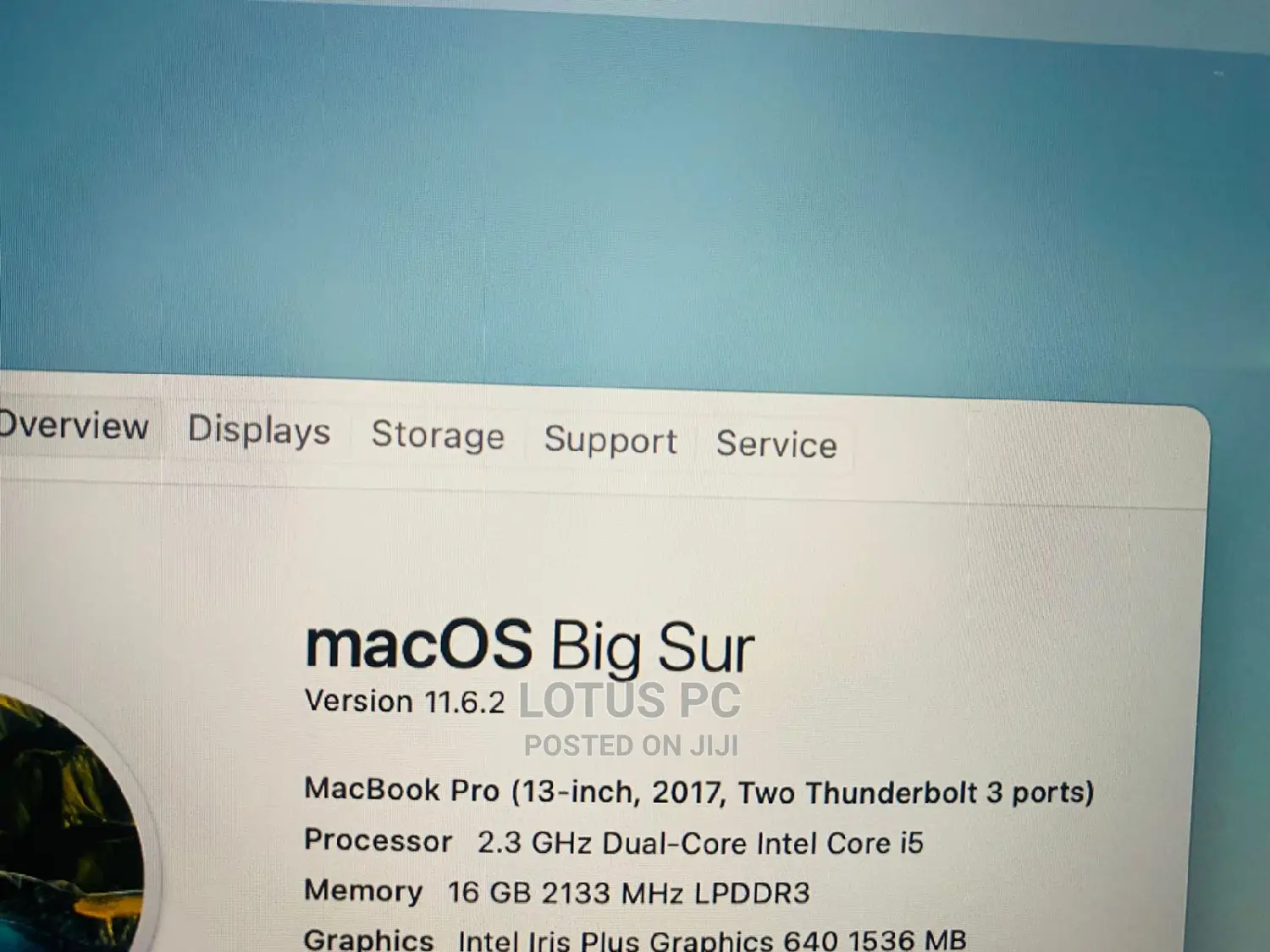 Laptop Apple MacBook Pro 2017 16GB Intel Core I5 SSD 256GB