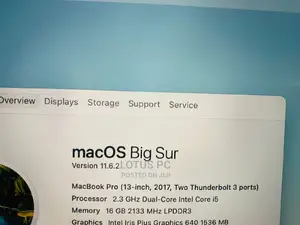Laptop Apple MacBook Pro 2017 16GB Intel Core I5 SSD 256GB