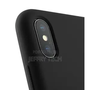Silicone Case Cover for iPhone Xs Max Case (Black Hard Cover