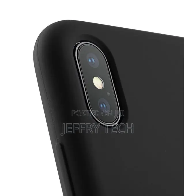 Silicone Case Cover for iPhone Xs Max Case (Black Hard Cover